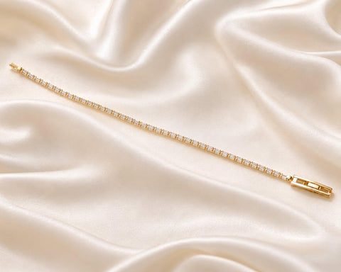Baguette Stone Elegant Luxury Bracelet