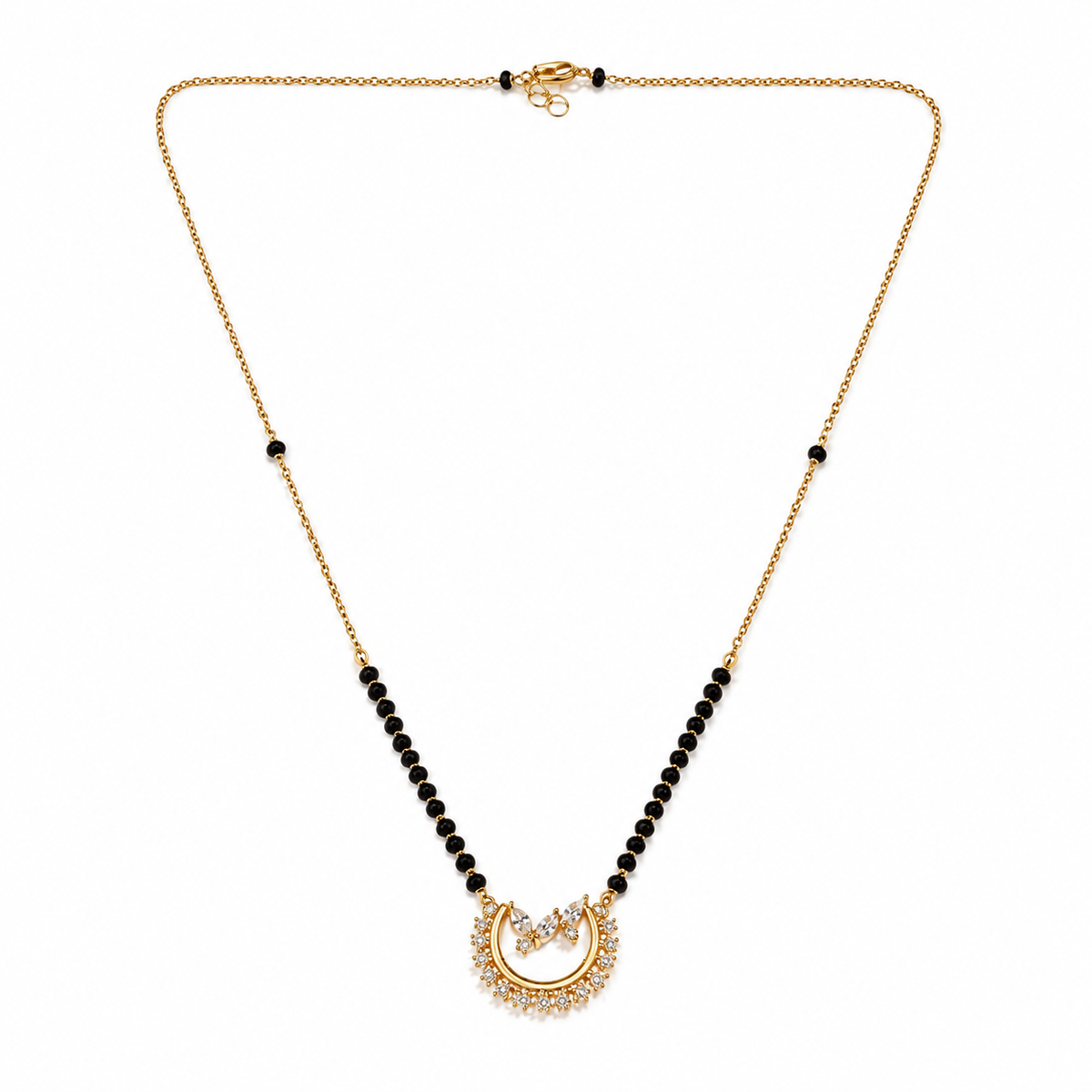 Royal Black Bead Mangalsutra