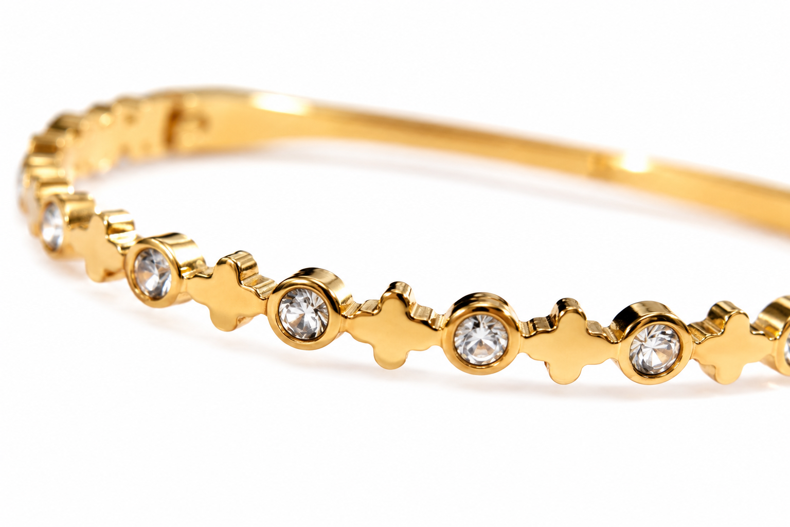 Crystal Clover bracelet