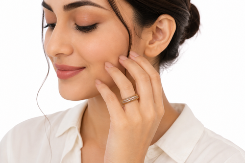 Pavé Luxe Open Ring