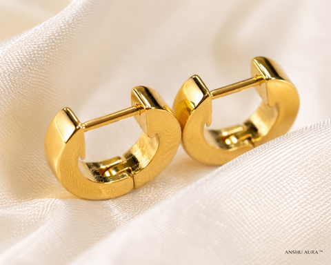 Classic Gold Huggie Earrings