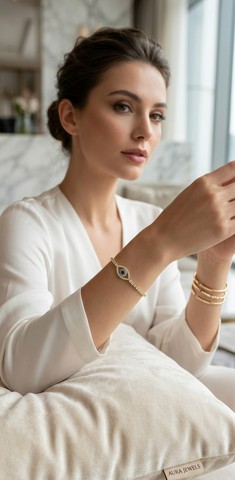Tennis Evil Eye Bracelet