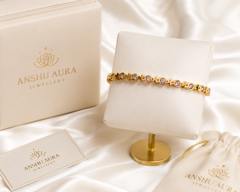 Crystal Charm Bangle