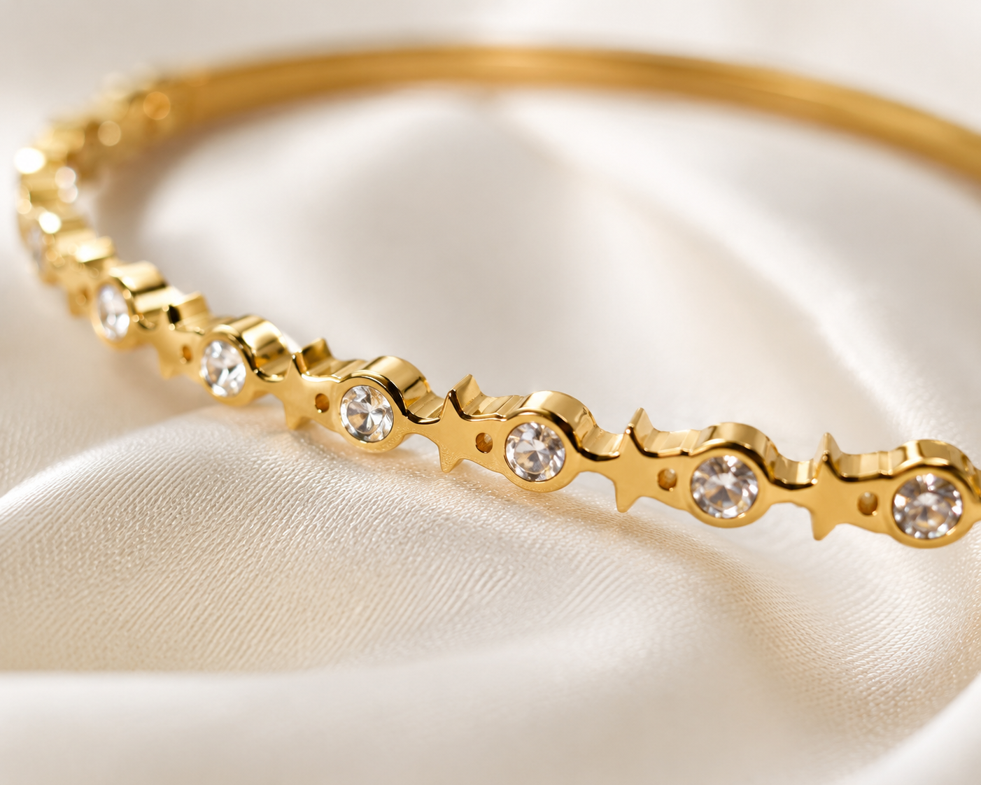 Celeste Crystal Bangle