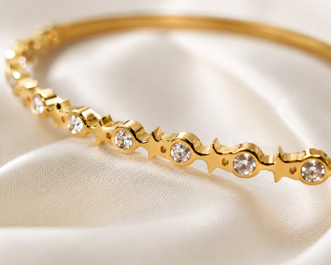 Celeste Crystal Bangle