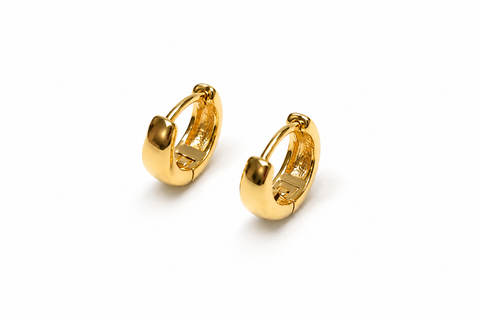 Premium Gold Mini Huggie Hoop Earrings