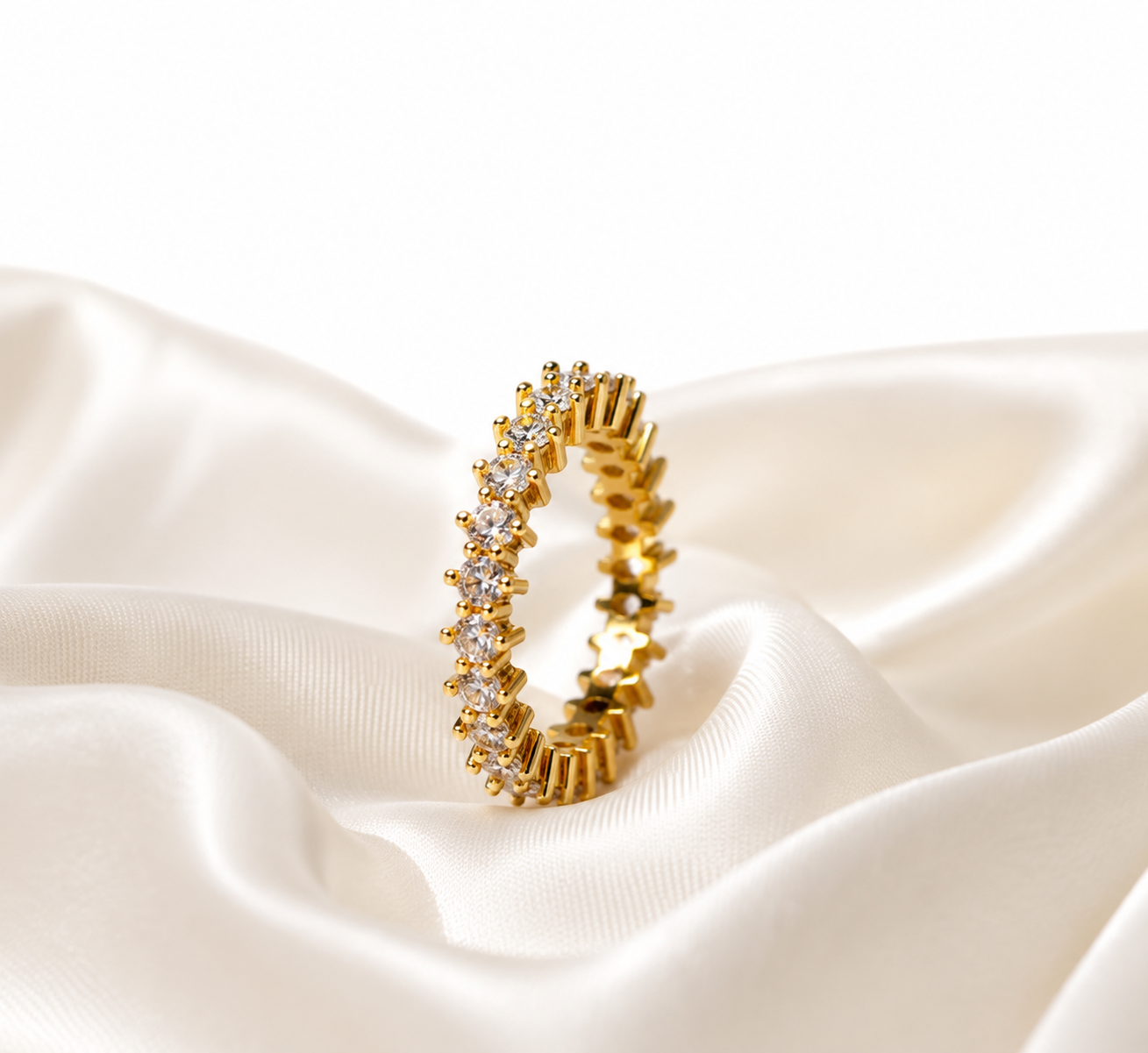 Celeste Crystal Eternity Ring