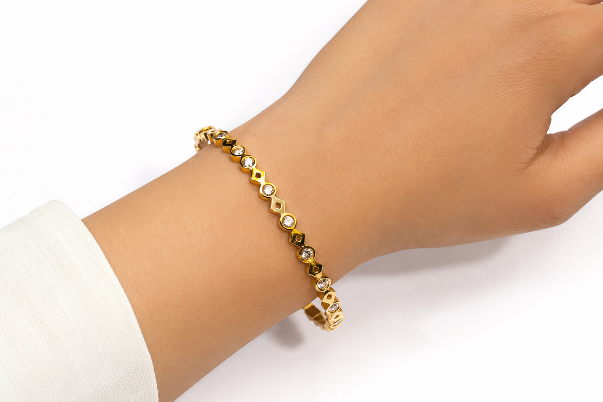 Crystal Glow Bangle