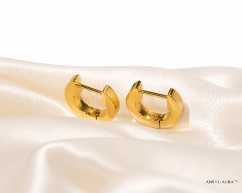 Classic Gold Huggie Earrings