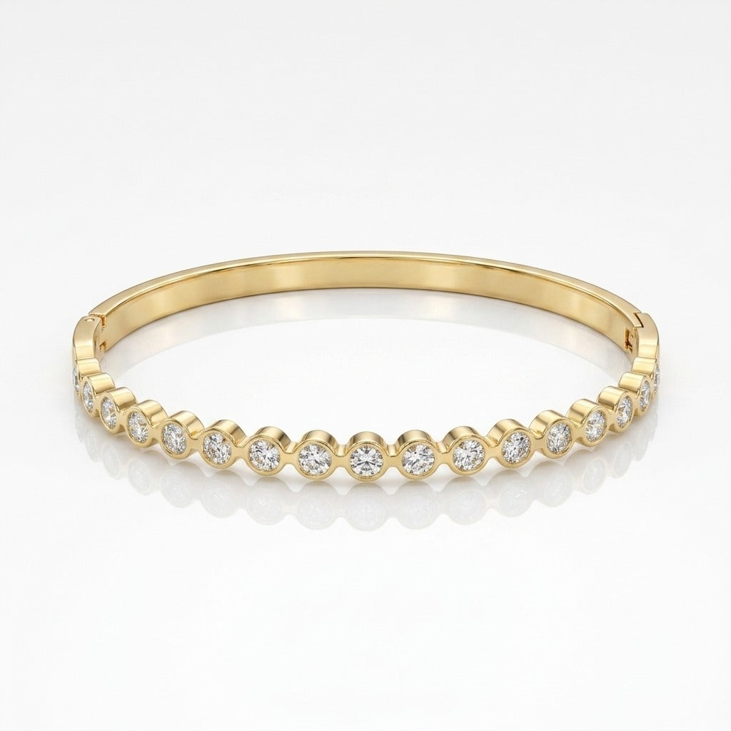 Radiant Crystal Gold-Tone Bracelet