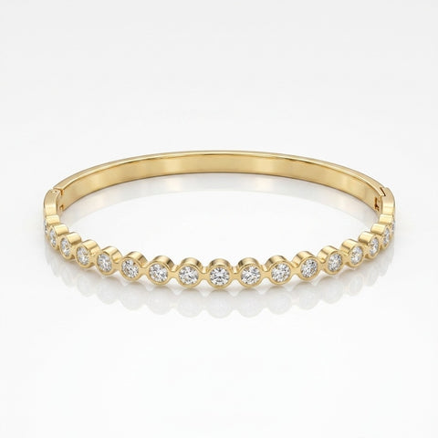 Radiant Crystal Gold-Tone Bracelet