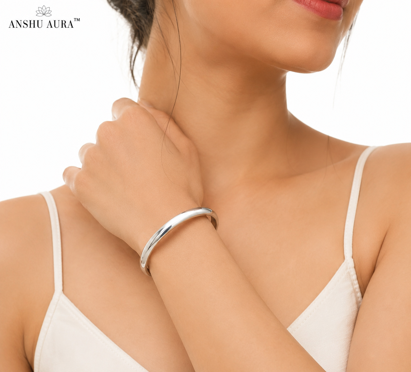 Silver Luxe Bangle