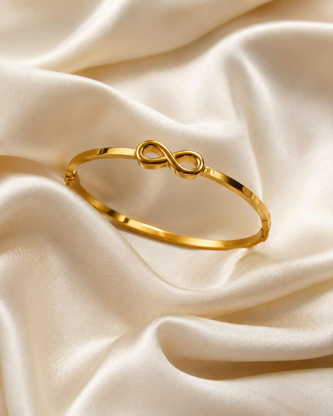 Infinity Gold Plated Bracelet for Women