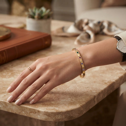 Elegant Multi-Color Stone