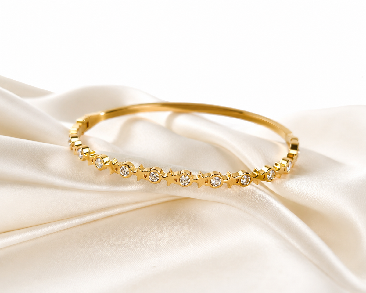 Celeste Crystal Bangle