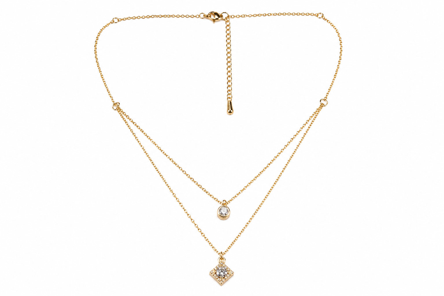 Celestia Luxe Layered Pendant Necklace