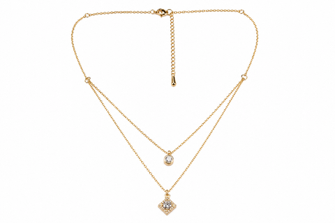 Celestia Luxe Layered Pendant Necklace