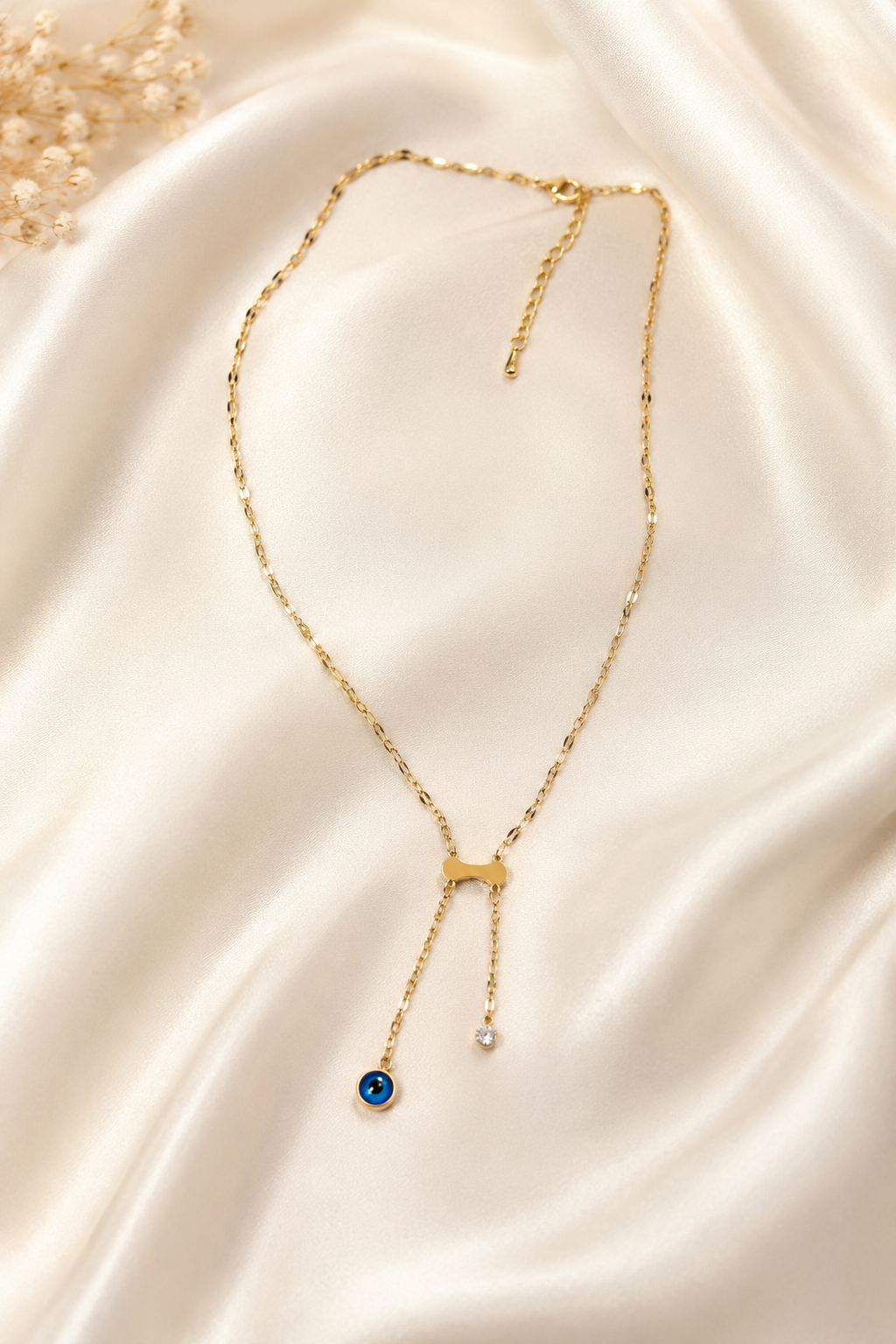 Evil Eye Drop Necklace