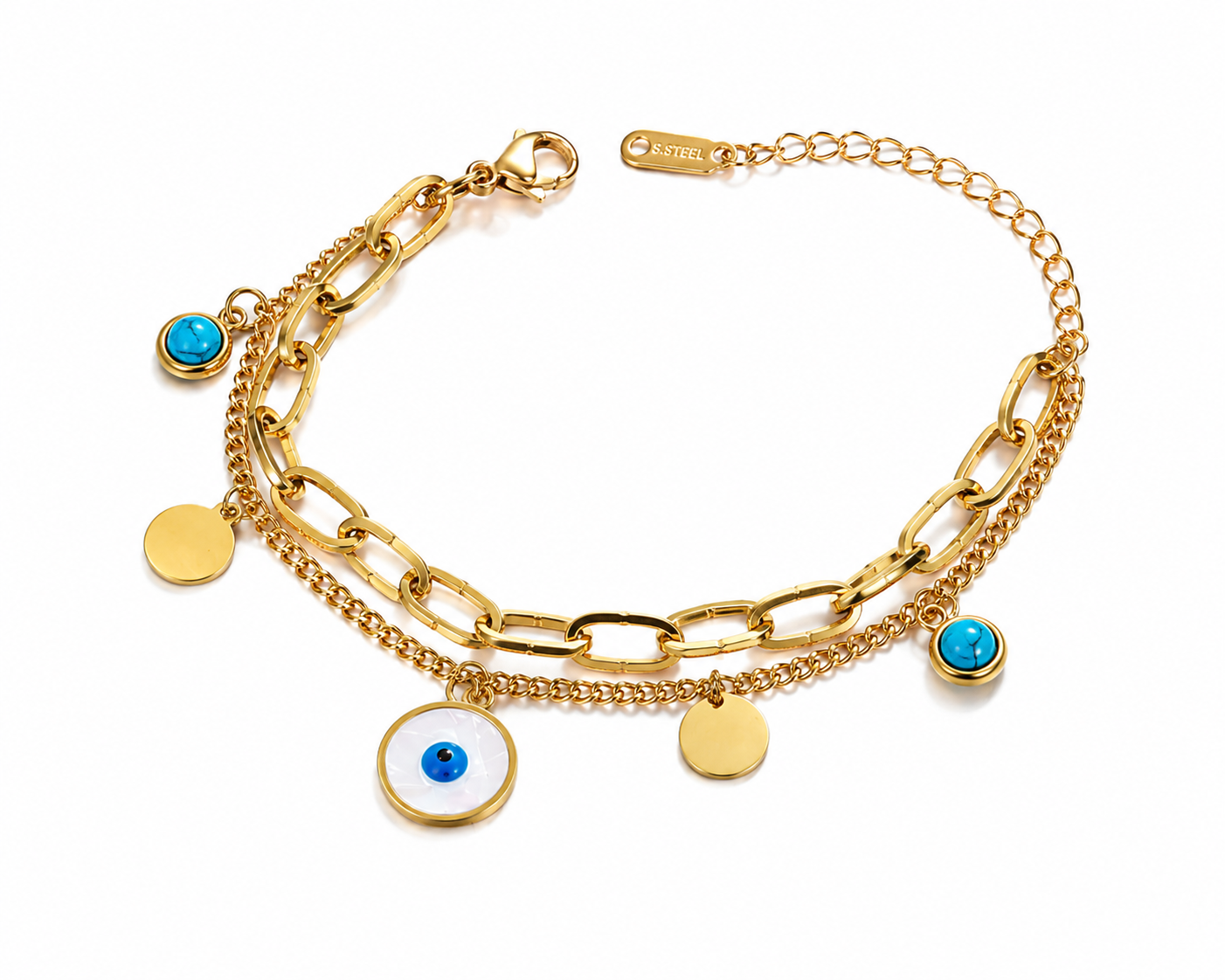 Evil Eye Charm Bracelet
