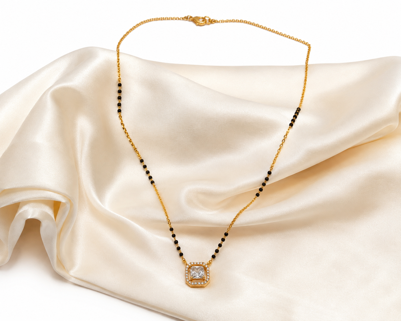 Elegant Crystal Mangalsutra