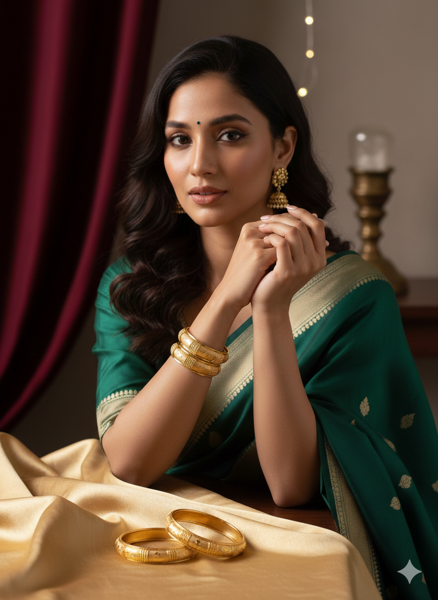 Anshuaura.com - Exquisite Gold Bangles & Heritage Jewelry