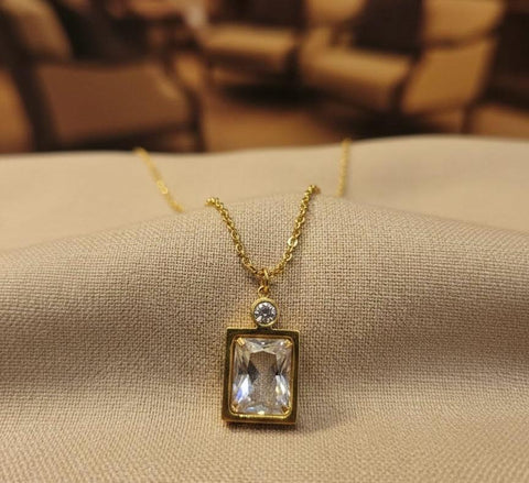 18k gold plated Anti-Tarnish pendant set