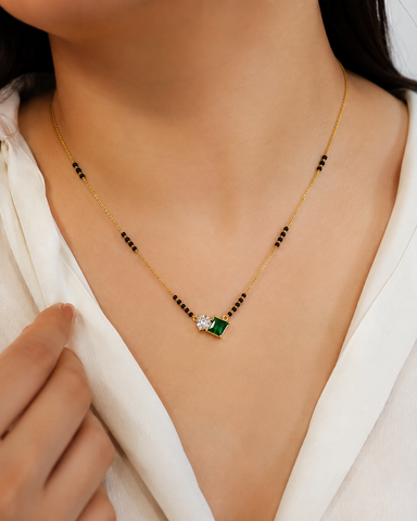 Emerald Mangalsutra