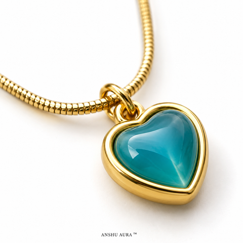 Turquoise Heart Pendant Necklace