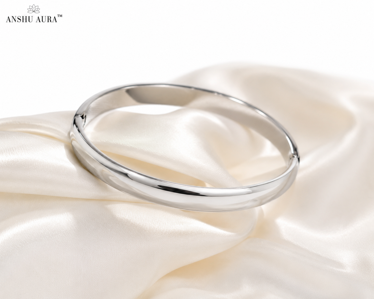 Silver Luxe Bangle