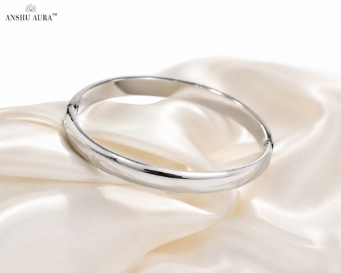 Silver Luxe Bangle