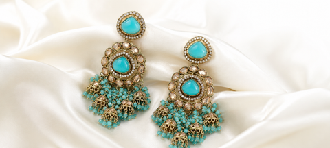 Chandbali Jhumka Earrings