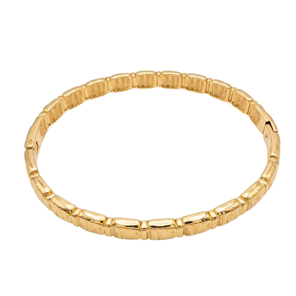 Gold-Tone Textured Bracelet