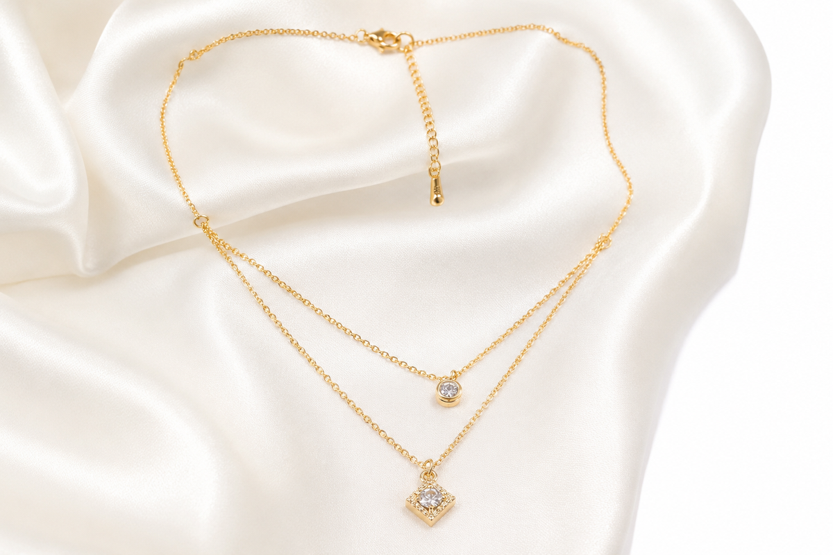 Celestia Luxe Layered Pendant Necklace