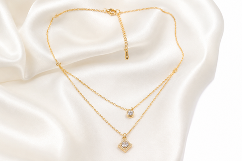 Celestia Luxe Layered Pendant Necklace
