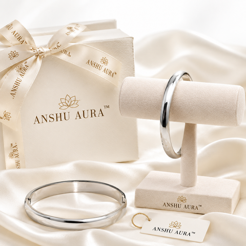 Silver Luxe Bangle