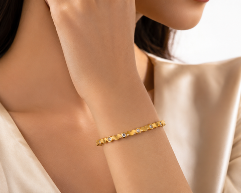 Crystal Gold bracelet