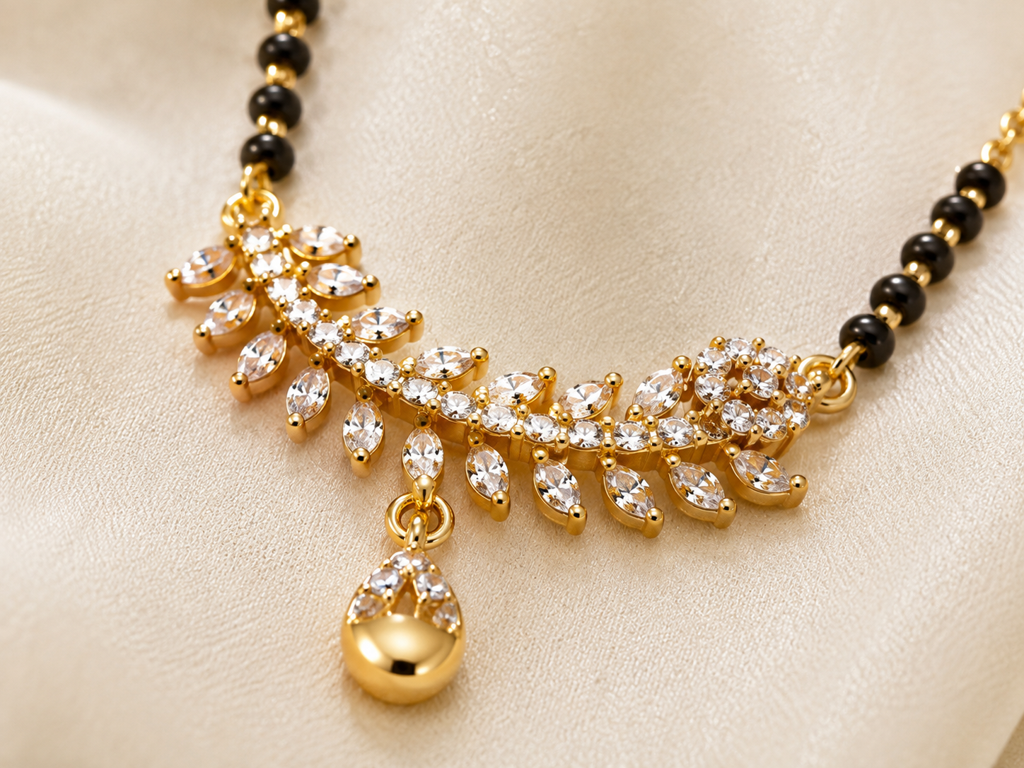 Elegant Black Bead Mangalsutra