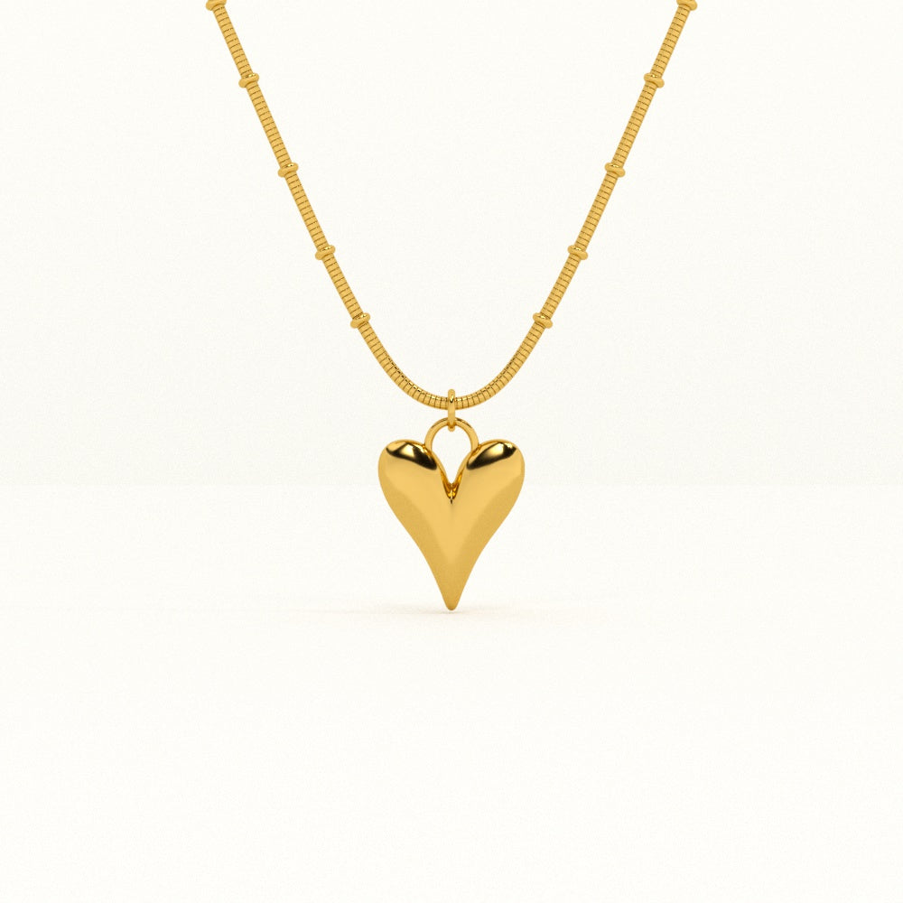 Amour Golden Heart Minimalist necklaces