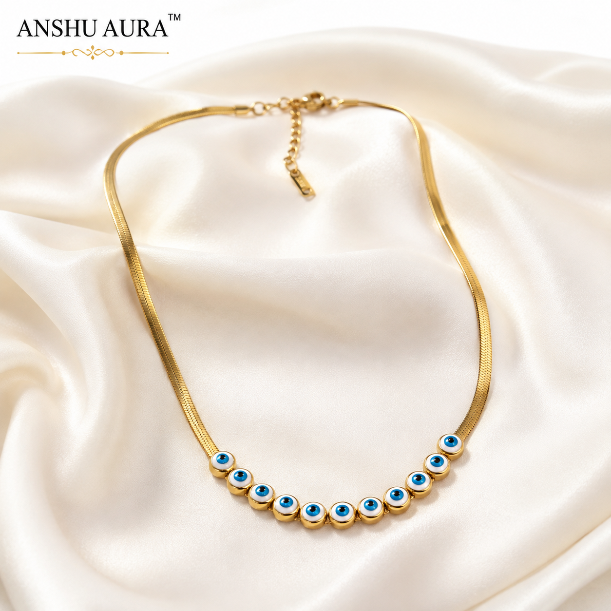 Evil Eye Gold Necklace