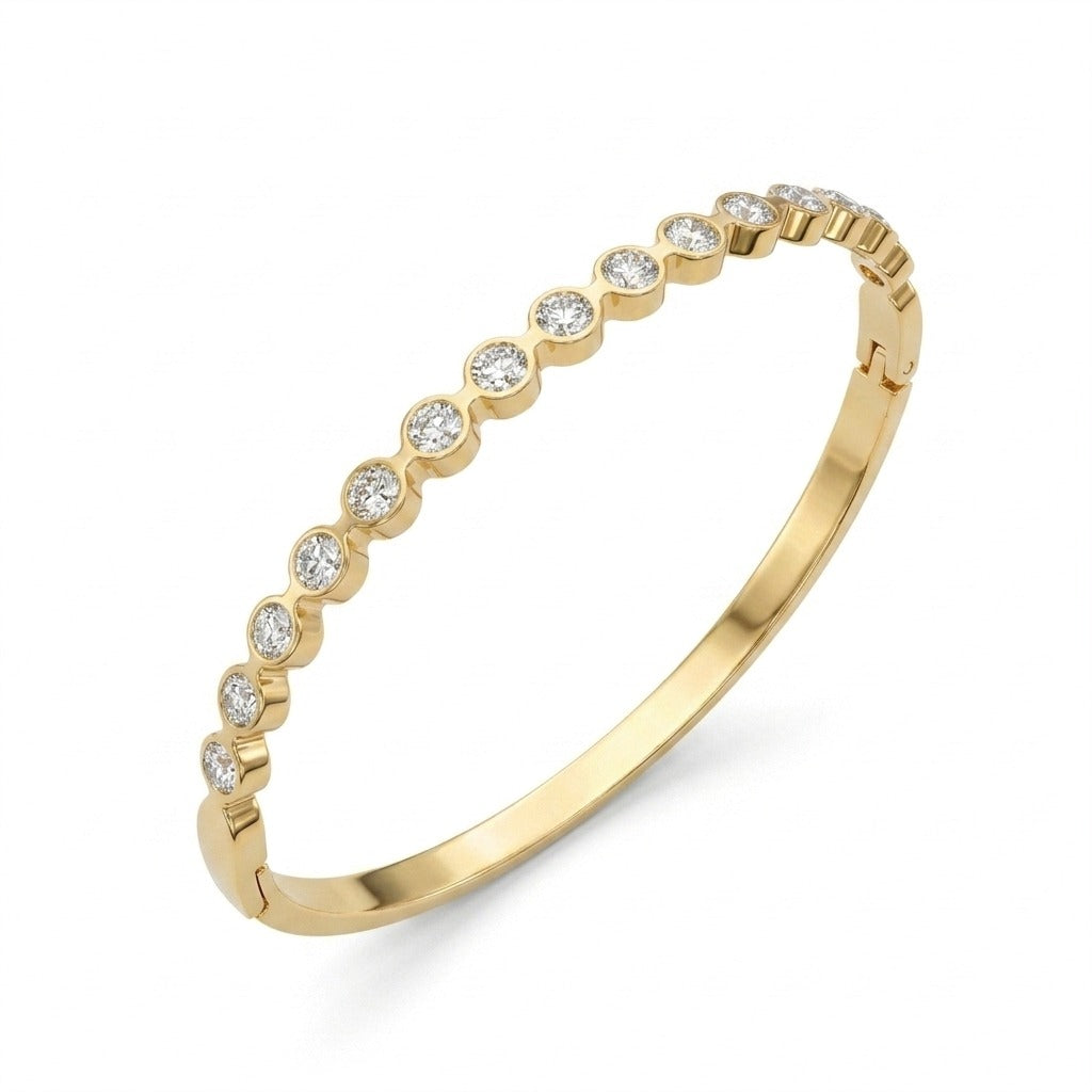 Radiant Crystal Gold-Tone Bracelet