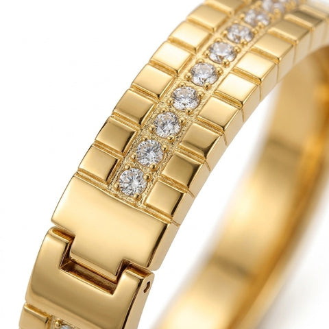 Gold-Tone Crystal Anti-Tarnish