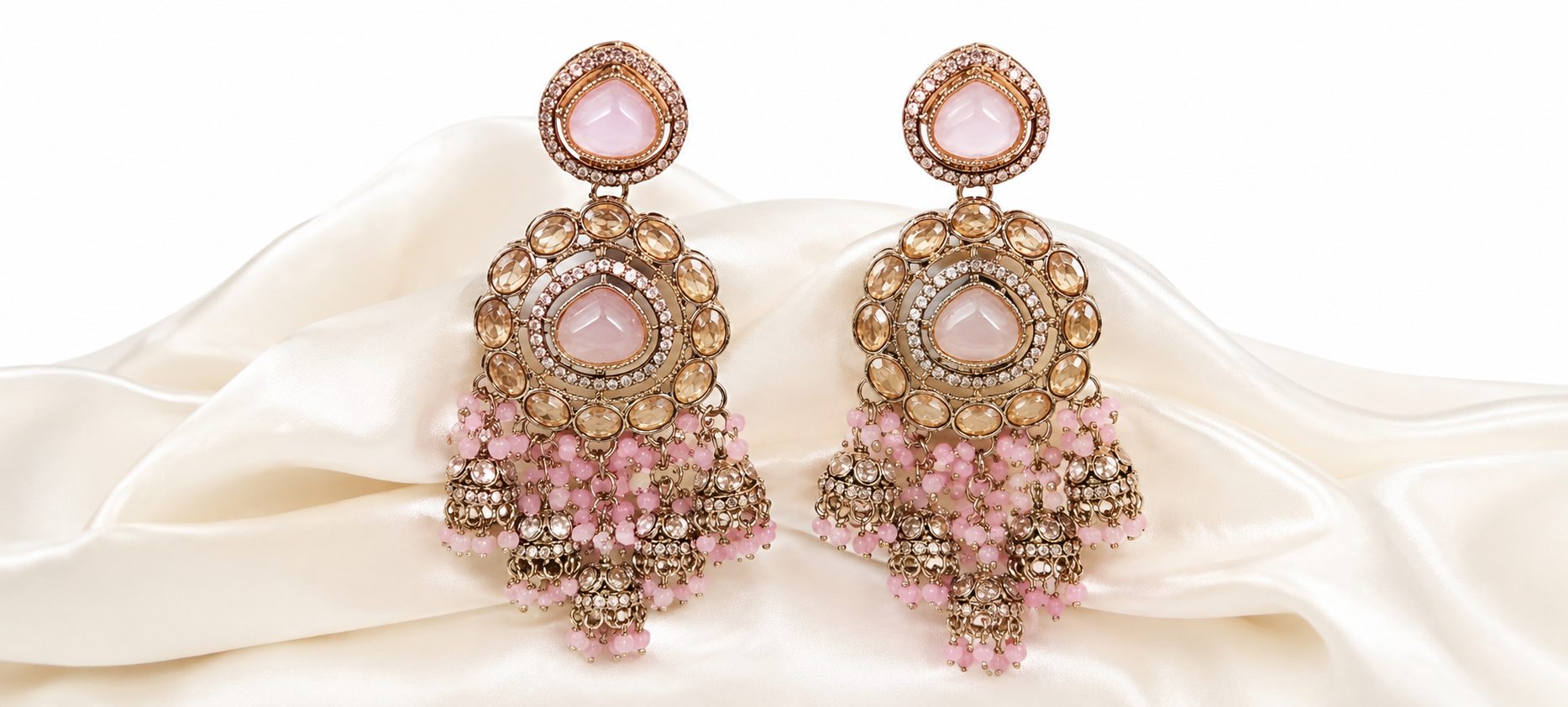 Chandbali Jhumka Earrings