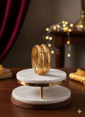 Anshuaura.com - Exquisite Gold Bangles & Heritage Jewelry