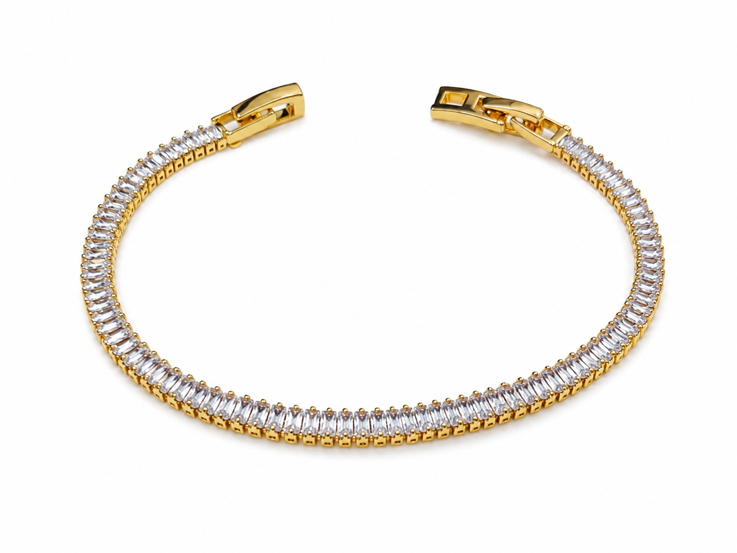 Luxe Baguette Tennis Bracelet